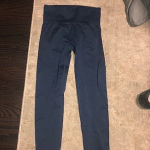 Beautiful blue paragon seamless leggings